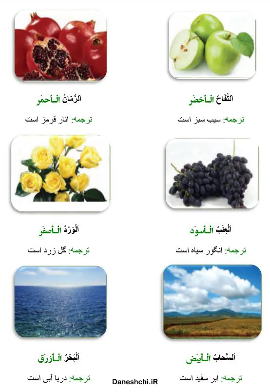 عربی 8 درس 1