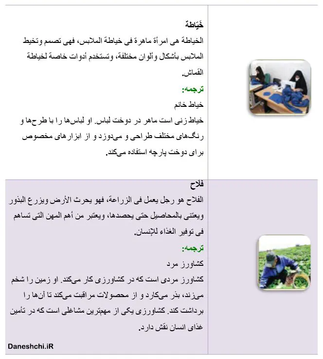 عربی 8 درس 3