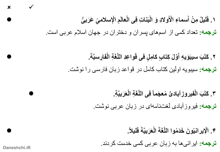 جواب تمرین اول صفحه 28