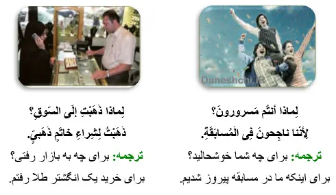 جواب فن ترجمه صفحه 78 عربی هشتم 