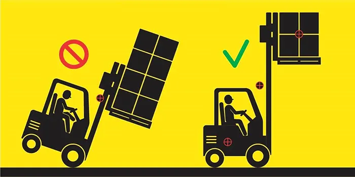 نکات ایمنی برای بارگیری لیفتراک