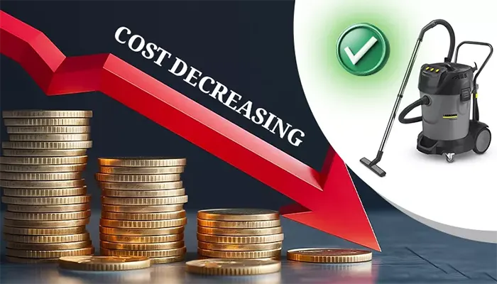 استفاده از جاروبرقی صنعتی و کاهش هزینه
