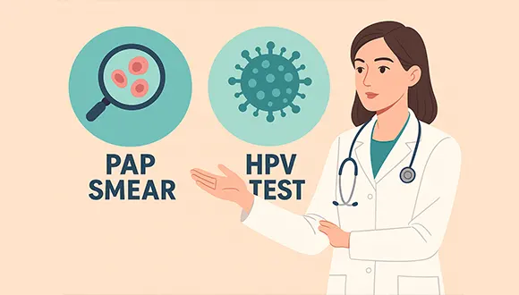 تفاوت تست HPV و پاپ اسمیر در چیست؟ راهنمای غربالگری ویروس های پرخطر در زنان