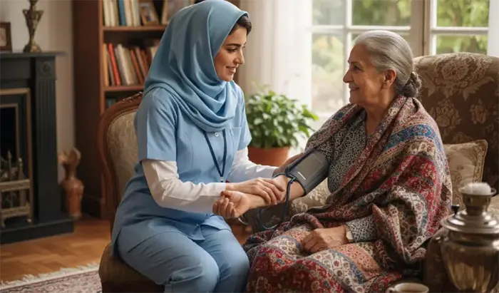 پرستار مجرب و دلسوز برای بیمار