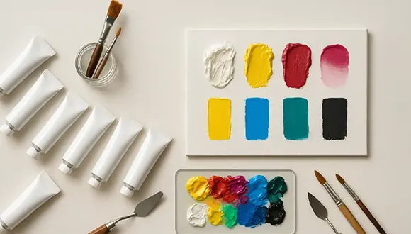 بهترین رنگ اکریلیک برای نقاشی روی بوم