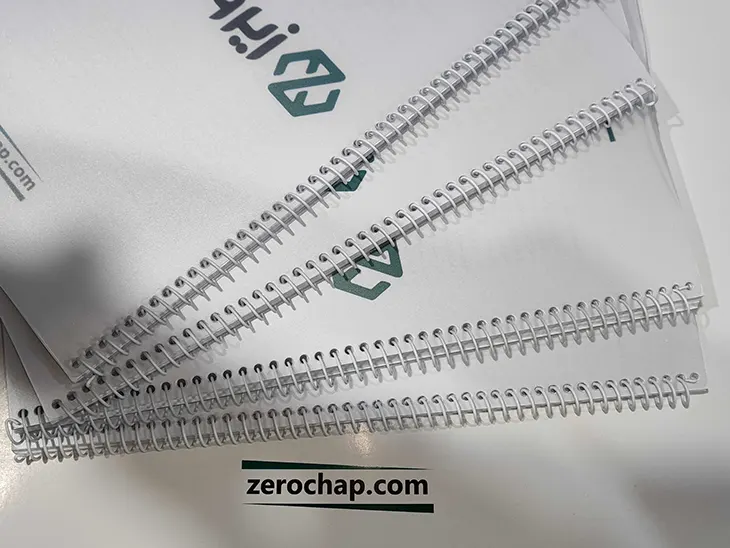 نمونه جزوه پرینت شده توسط زیرو چاپ