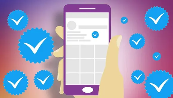 تیک آبی اینستاگرام