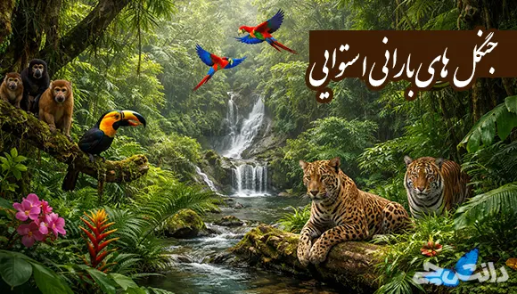 تحقیق در مورد زیست بوم جنگل های بارانی استوایی + ویژگی
