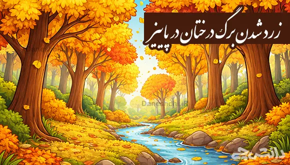 چرا برگ درختان در پاییز زرد می شود؟