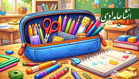 انشا در مورد جامدادی