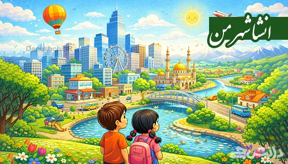 انشا در مورد شهر من