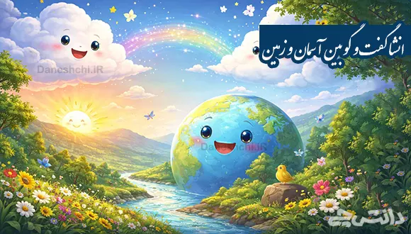 انشا در مورد گفت و گو بین آسمان و زمین