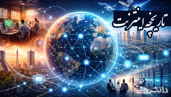 تحقیق کوتاه در مورد تاریخچه اینترنت