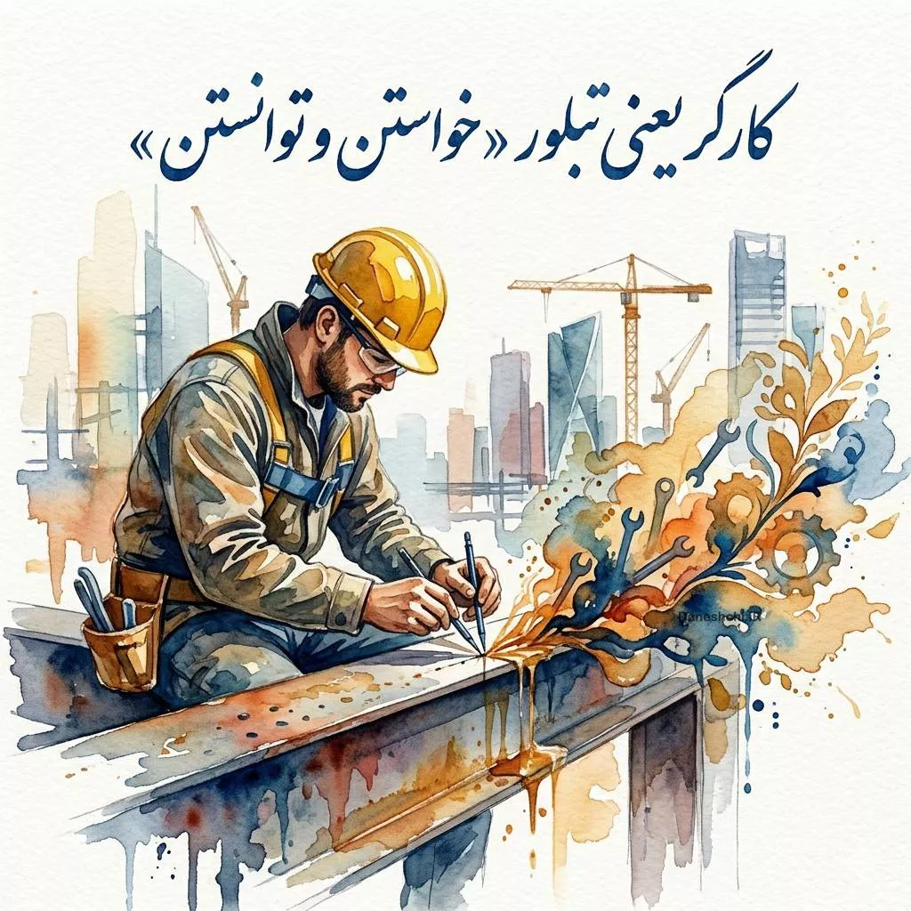 عکس نوشته روز کارگر