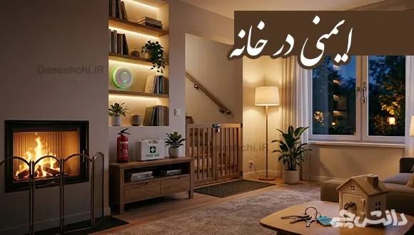 چند مورد از ایمنی در خانه را نام ببرید