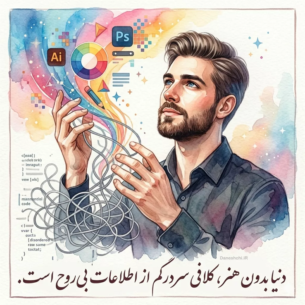 عکس نوشته روز گرافیک و طراح 1