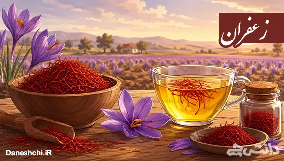 تحقیق در مورد زعفران و خواص آن