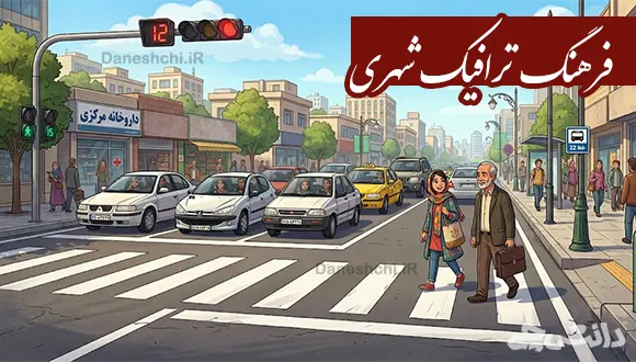 تحقیق در مورد فرهنگ ترافیک شهری