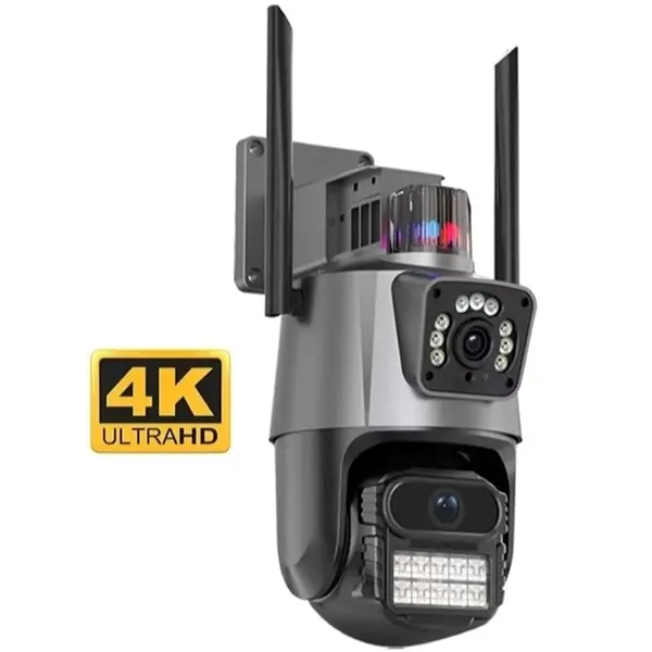 دوربین بی سیم سیم کارت خور دو لنز چرخشی v380 pro