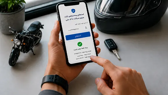 استعلام بیمه شخص ثالث موتور سیکلت با کد ملی؛ راهنمای قدم به قدم