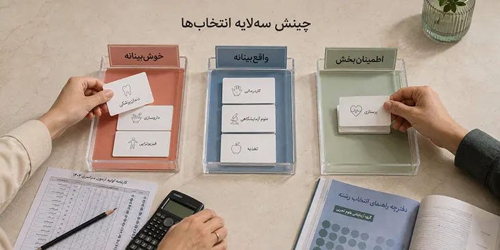 انتخاب رشته کنکور تجربی