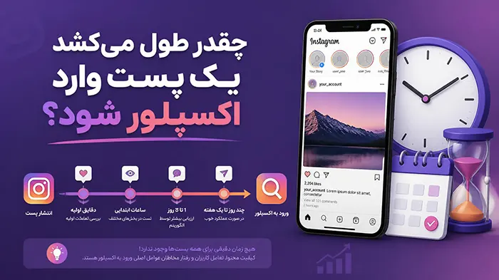 چقدر طول میکشد پست من وارد اکسپلور شود؟