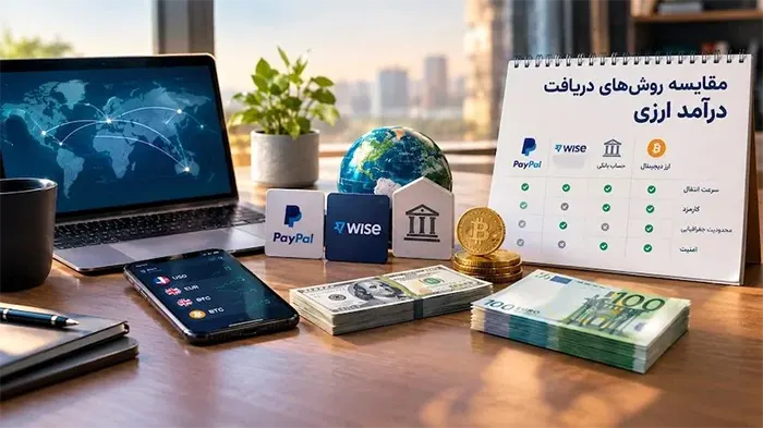 مقایسه روشهای دریافت درآمد ارزی