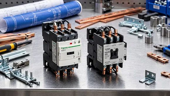 راهنمای خرید کنتاکتور صنعتی؛ اشنایدر یا هیوندای؟ بررسی تفاوت‌ها برای تابلوسازان و کارخانجات