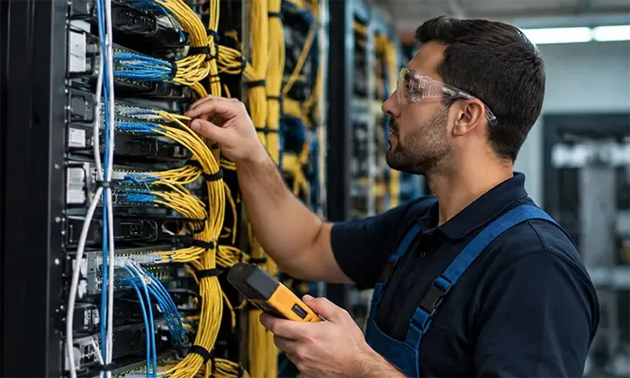 شروع کابل کشی بدون طراحی