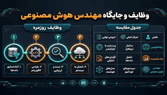 مهندس هوش مصنوعی دقیقا چه کاری انجام میدهد؟