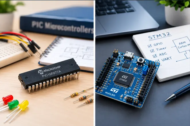 PIC و STM32؛ تفاوت و نقطهٔ شروع